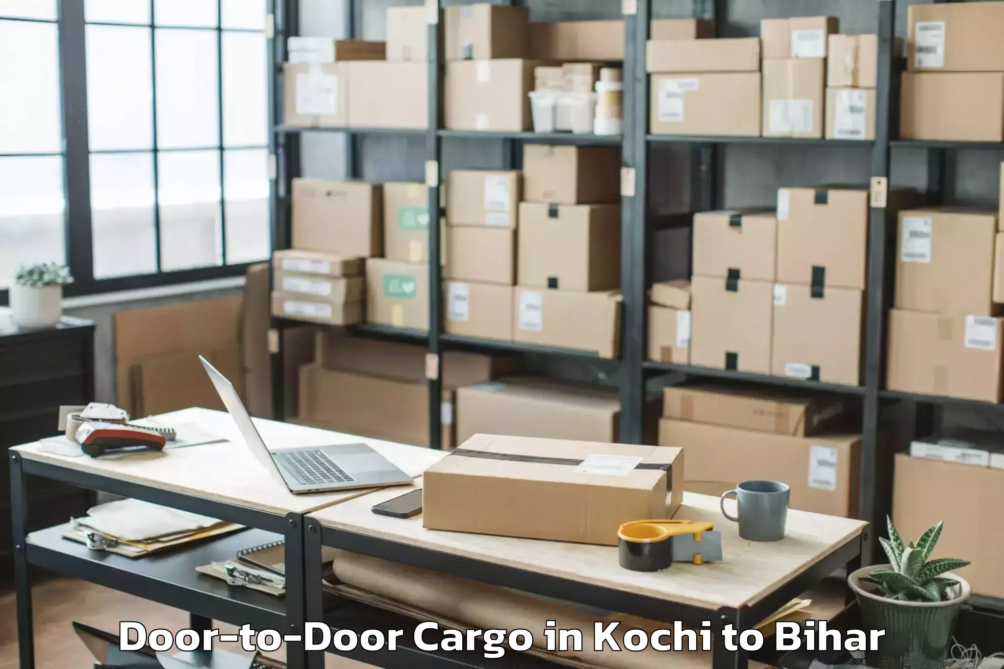 Affordable Kochi to Bairagnia Door To Door Cargo